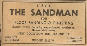 THE SANDMAN AD PARK CITY DAILY NEWS (BOWLING GREEN, KY) 1951 - Picture 1 of 1