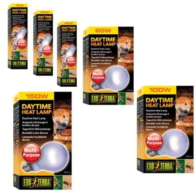 Exo Terra Daytime Heat Lamp Reptilien UVA Breitspektrum Tageslichtlampe Wärme  - Bild 1 von 3