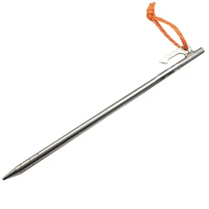 6pcs Titanium Nail Ti Stakes Tent Stakes Tent Peg Tent Poles 8*300mm - Picture 1 of 4