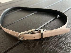 Lauren Ralph Lauren Pale Pink Leather Women Belt Size Small 26/28”. - Picture 1 of 13