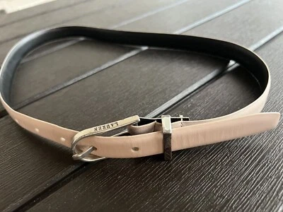 Пояс женский Lauren Ralph Lauren бледно-розовый кожаный размер маленький 26/28"" - Изображение 1 из 4