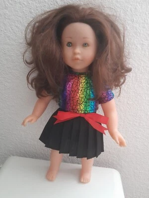 Tenue T- Shirt Jupe Plissé vêtements de poupée Corolle 42 cm - Photo 1/4
