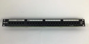 24 Port Patch Panel - 1100AA1 Modular Jack Panel, EIA - T568 B Wiring - Picture 1 of 6