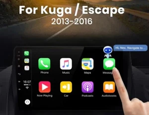 RADIO 2 DIN 9" PER FORD KUGA BLUETOOTH GPS WI-FI USB NAVIGATORE - Foto 1 di 4