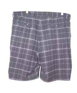 Pebble Beach Shorts Herren 36 Golf kariert grau Performance Stoff Stretch - Bild 1 von 8