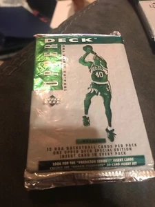 2 nuevas barajas superiores selladas de fábrica 1994-95 serie 2 NBA baloncesto paquete de 12 cartas - Imagen 1 de 2