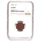 1877 Indian Head Cent NGC G6 BN