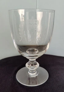 Calice cristallo piombo giubileo argento regina Elisabetta II 1977 - Foto 1 di 5