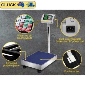 300KG Digital Platform Scale Electronic Scales Shop Market Commercial Postal - Picture 1 of 7