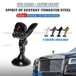Crystal GRILLE"SPIRIT of ECSTASY"for Rolls Royce Tungsten Gold 51137307270 - Picture 1 of 11