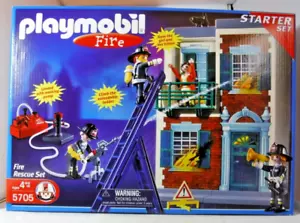 Playmobil Fire & Rescue 5705 Superset Haus auf Feuer - Wasserpumpe von 2002 Neu in OVP/B3 - Bild 1 von 3
