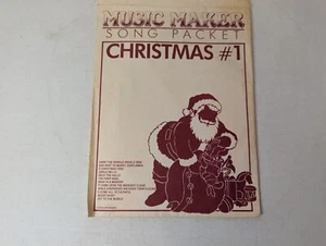 Christmas #1 Music Maker Song Packet For Lap Harp With Lyric Sheet - Picture 1 of 4