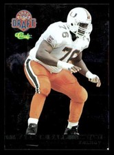 Warren Sapp 1995 Classic Draft Instant Energy  Card #IE7 Miami Hurricanes