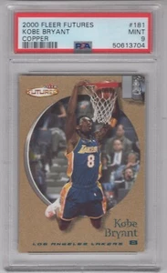 2000 Fleer Futures Kobe Bryant #181 Copper /750 SP PSA 9 MINT - Picture 1 of 2