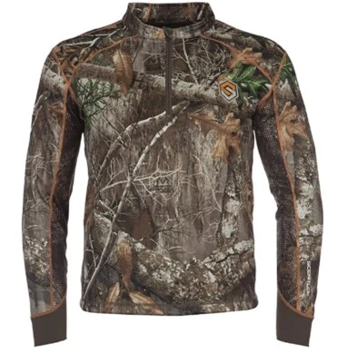 Scentlok Savanna Aero Attack 1/4 Zip Hunting Shirt Realtree Edge - Image 1 of 2