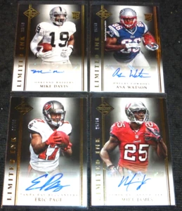 2014 PANINI LIMITED INK #D/50 AUTO SIGNED ASA WATSON PATRIOTS RC (1 CARD) - Picture 1 of 1