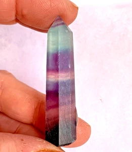 Grüner Regenbogen Fluorit Kristall Mt Shasta energetisiert 2 Zoll C-1350 - Bild 1 von 4