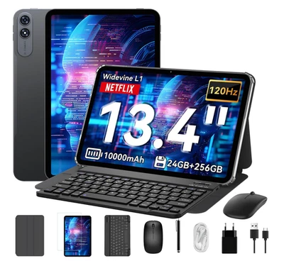 TABWEE T60 Pro 13.4 Zoll Wifi Tablet Andriod 15 24GB+256GB 10000mAh Gemini AI2.0 - Bild 1 von 4