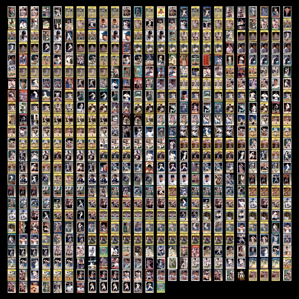 Detroit Tigers Lot 589 Baseball Cards Topps Big Alan Trammell NM Baseball MLB - Image 1 of 4