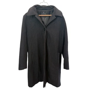 Gallery Collection Cappotto Misto Lana Grigio Classico Singolo Bottone Donna - Foto 1 di 9