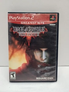 Final Fantasy VII: Dirge of Cerberus 7 Sony PlayStation 2 2006 PS2 CIB Reg Card - Picture 1 of 6