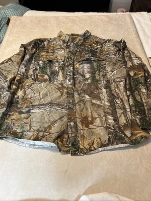 Game Winner Camo Shirt 2XL Button Up Real Tree Break Up Infinity Long Sleeve - Image 1 of 4