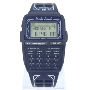NOS CASIO DBC-63PS-2T DEEP NAVY STARS CALCULATOR VINTAGE DIGITAL WATCH 1997 - Picture 1 of 13