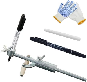 Car Wheel Eyebrow Scriber, Auto Body Line Marker Tool, Automobile B  - Picture 1 of 8