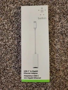 Open Box Belkin USB-C to Gigabit Ethernet Adapter - Picture 1 of 3