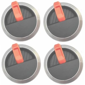 NEU Profi Ersatz Blackstone Grillplatte Grills Ventilknöpfe (4er Pack Silber - Bild 1 von 2