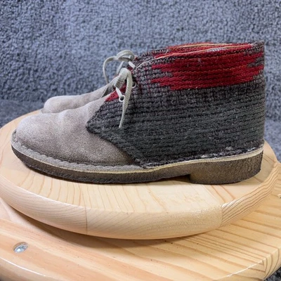 Clarks Originals Desert Boots Womens Size 7.5 Chukka Aztec Made in USA Woolrich - Image 1 of 4