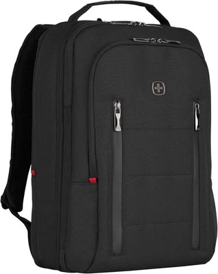 WENGER Laptop-Rucksack CityTraveler Handgepäck 16" Laptop Tabletfach 16L Schwarz - Bild 1 von 4