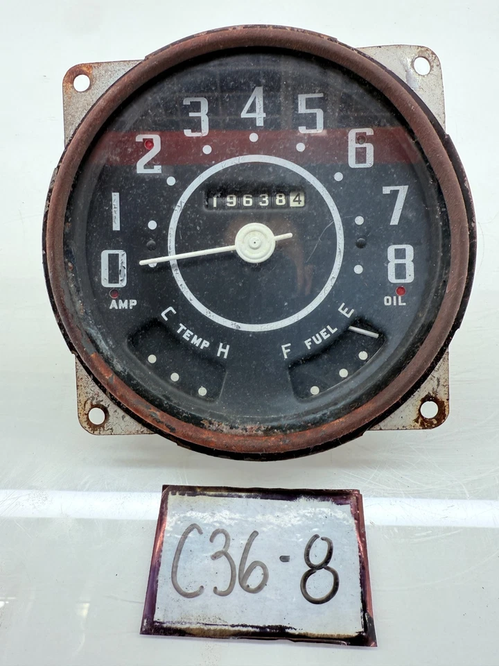 Medidores de velocímetro Cluster CJ5 CJ6 1956 1957 OEM CJ 80 mph C36-8 Foto 1 de 4