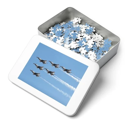 Air Show Jigsaw Puzzle with Tin, Gift for Aviation Lovers, Family [...] - Image 1 of 3