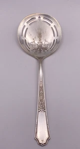 Servidor de tomate ancestral plateado vintage Rogers Brothers sin monograma - Imagen 1 de 7