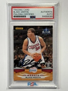 2010 Panini All Star Rookie Blake Griffin #BG PSA/DNA Certified Automatic Auto - Picture 1 of 5