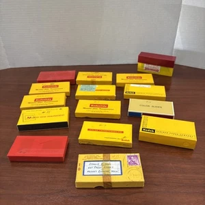 Lot of 15 Slide Boxes W/ Vintage 35mm Color Film Slides w/Wide Variety of Images - Picture 1 of 17