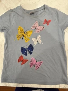 Camiseta Hanna Andersson Talla 8 Mariposa Regreso al Cole - Imagen 1 de 3