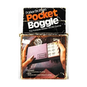Parker Bros Boardgame Pocket Boggle Box Fair/VG+ - Picture 1 of 2
