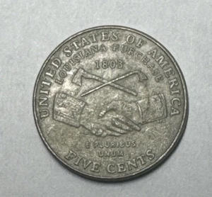 2004 D Louisiana Purchase 1803 Jefferson Nickel Rare - Picture 1 of 2