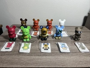DISNEY 3" VINYLMATION URBAN #3 SET OF 9 FIGURES WITH CHASER (cookie Duplicate) - Picture 1 of 4