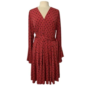 Mini abito donna TORRIDxMARILYN MONROE Surplice taglia 1 stampa labbra a pois - Foto 1 di 12