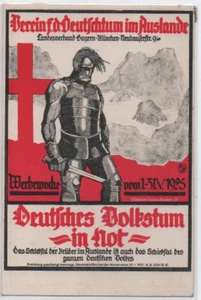 AK VDA Spendenbeleg 1925 Volksturm in Not selten !!! - Picture 1 of 1
