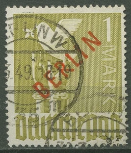 Berlin 1949 Rotaufdruck 33 gestempelt, nachgezähnt (R80870) - Bild 1 von 1