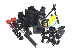 GoPro HERO5 Black Action Camera 4K HD Bundle Waterproof Housing 48 Accessories - Picture 1 of 12