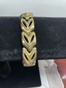 Vintage Signed Monet Gold Tone Chain 7" Bracelet YS-47 - Picture 1 of 4