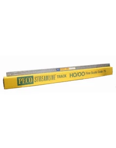 PECO STREAMLINE OO/HO CODE 75 FLEXIBLE TRACK - PESL100FB - BOX OF 25 - Picture 1 of 1