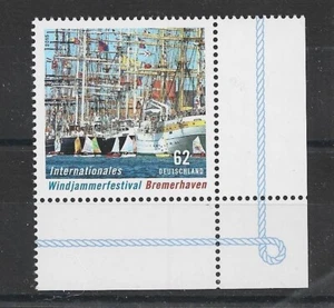 k734 BRD/ Segelschiffe MiNr 3172 ** Eckrand rechts unten - Imagen 1 de 1