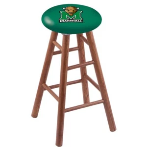Oak Counter Stool in Medium Finish with Marshall Seat - Picture 1 of 1