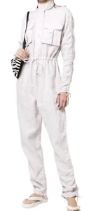 Zimmermann Linen Utility Jumpsuit Boilersuit Size 1 AU 10 US 6 Purple - Picture 1 of 14